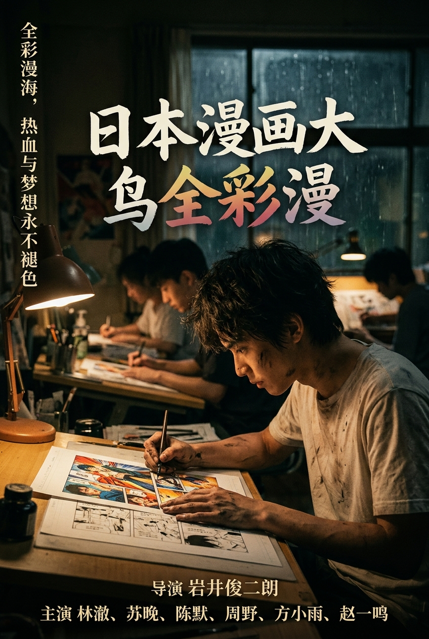《日本漫画大全乌全彩漫》海报